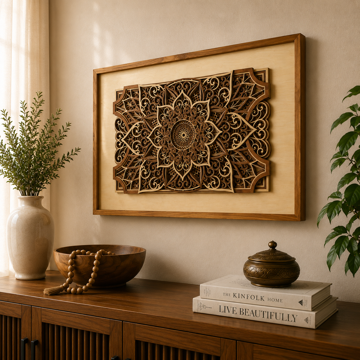 Divine Bloom Framed