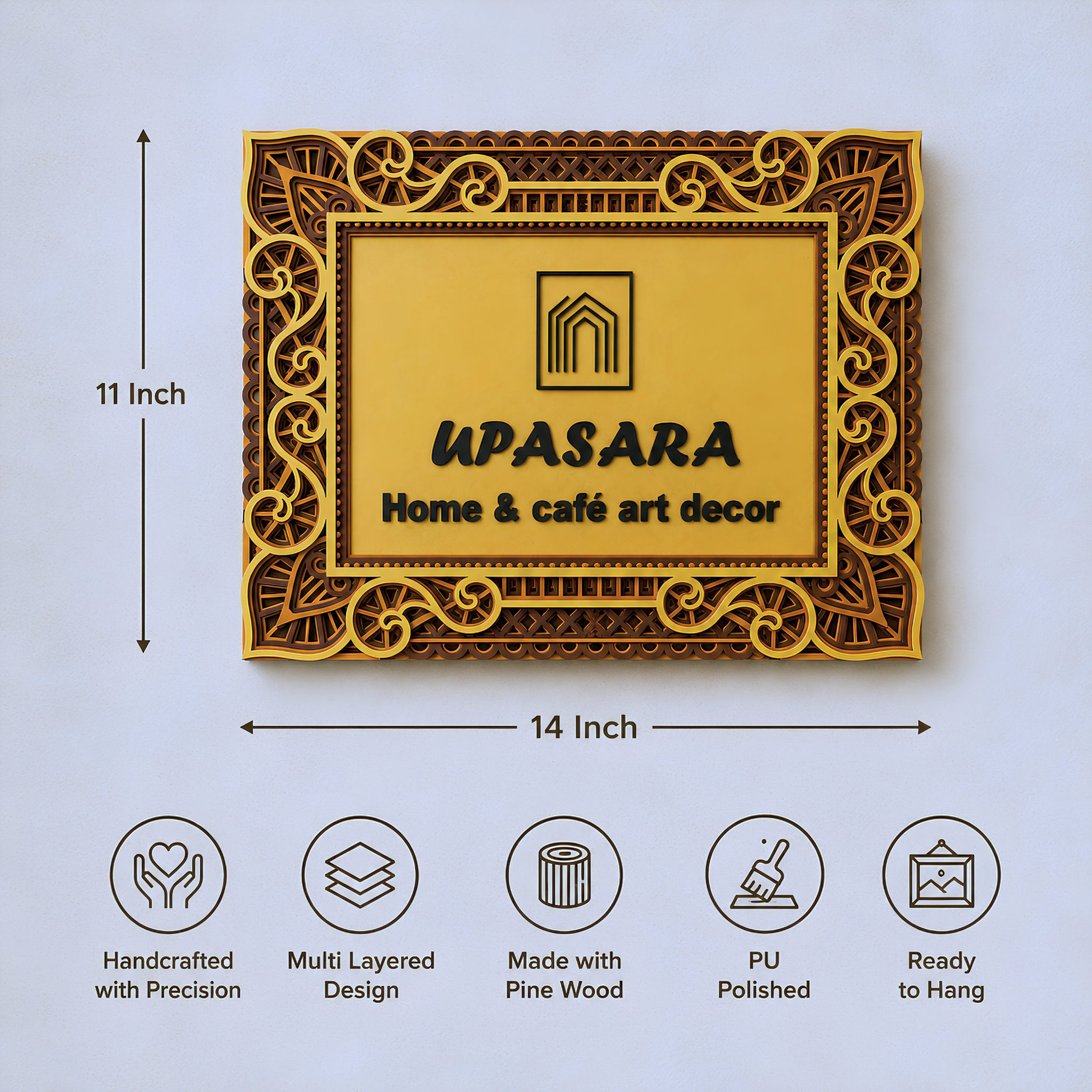 Mandala Name Plate