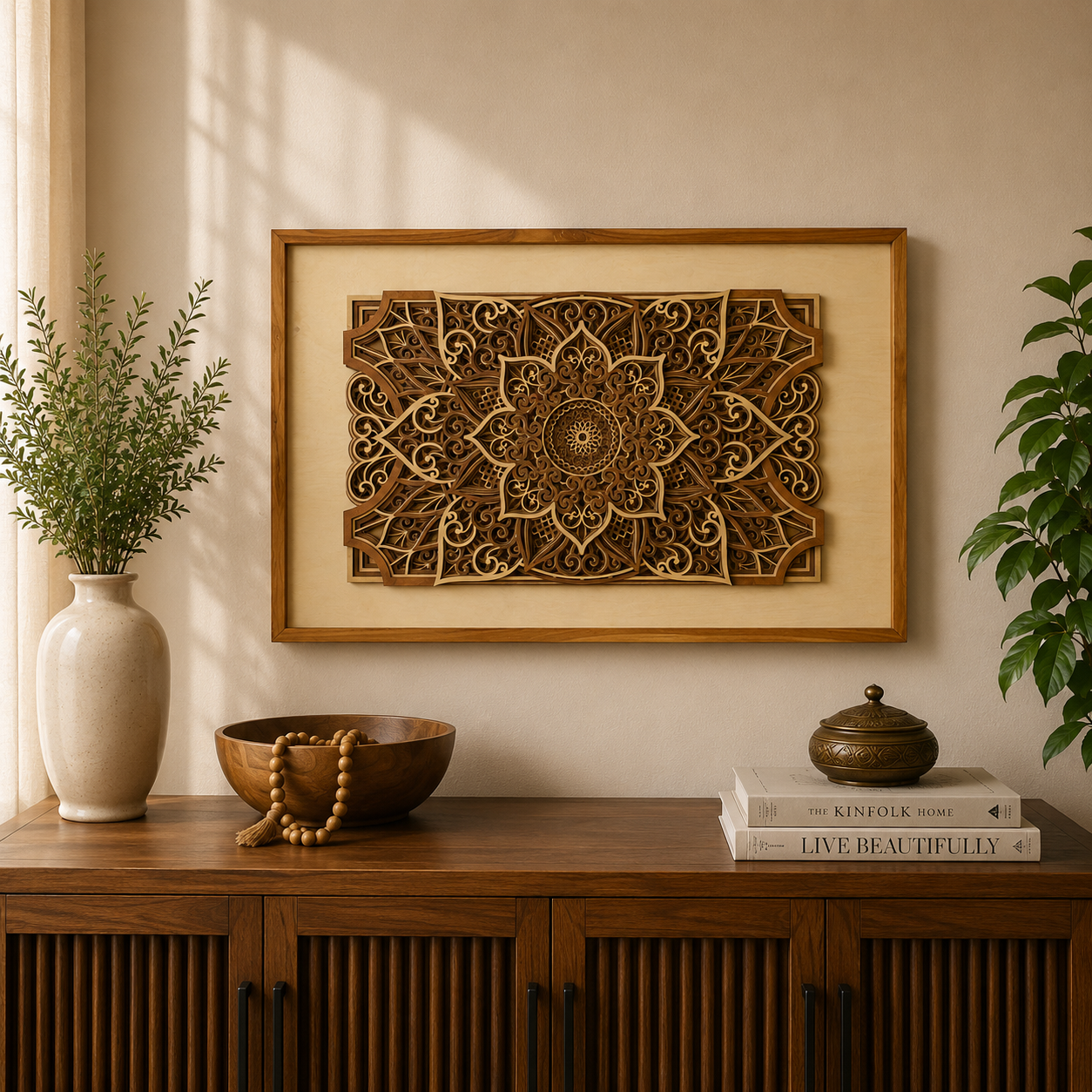 Divine Bloom Framed